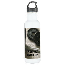 Sweat Out Drink up Water Flasche Edelstahlflasche