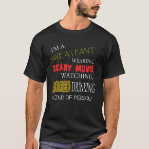 Sweat Pants Beängstigend Movies Kaffee S Grafik Te T-Shirt