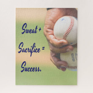 Sweat plus Opfer gleicht Erfolg BASEBALL Puzzle