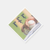 Sweat plus Opfer gleicht Erfolg BASEBALL Serviette (Ecke)