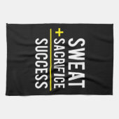 Sweat Plus opfere gleich erfolgreich - Inspiration Geschirrtuch (Horizontal)