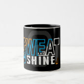 Sweat & Shine Tasse für Fitness Liebhaber (Mittel)