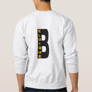 Sweat-Shirt, Asche DOS Mann BELGIEN Sweatshirt