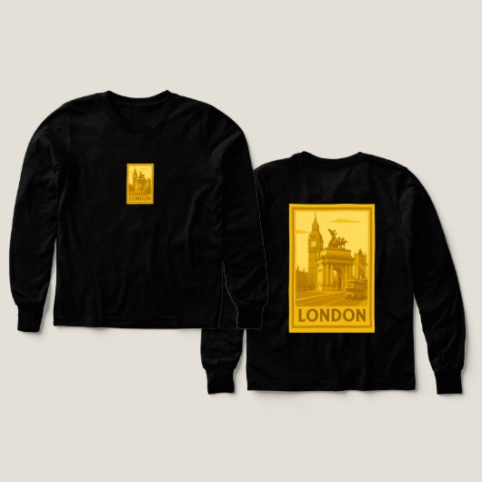 Sweat Shirt LONDON (Design Vorder- & Rückseite)