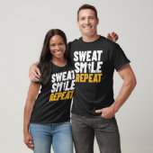 Sweat Smile Repeat Marathon Runner T-Shirt (Unisex)
