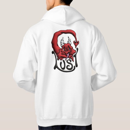 Sweat Your Sin Devil Lust Hoodie (Rückseite)