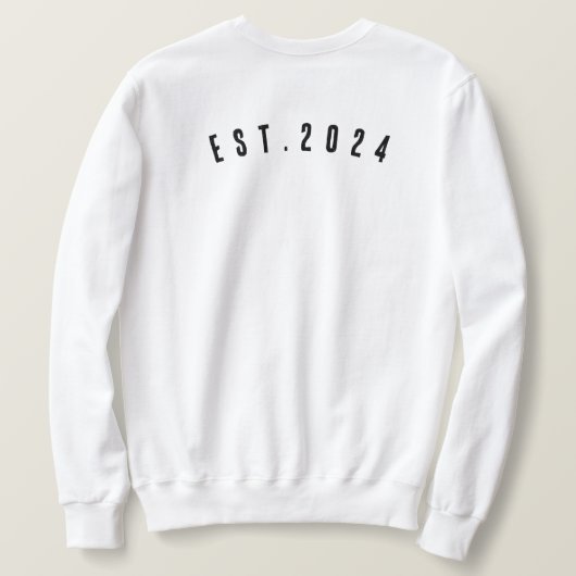 sweater for dad world's best dad, personalized  sweatshirt (Design Rückseite)