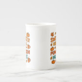 Sweater Hugs & Pumpkin Tasse fallen Typografie (Vorderseite)