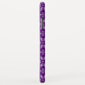 Sweater Lila White FairIsle Weihnachtsmongram Case-Mate iPhone Hülle (Hinten/Rechts)