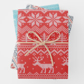 SWEATER PATTERN GESCHENKPAPIER SET (Beispiel)