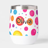 Sweater Personalisierter Raccoon mit Regenbogenher (Rückseite)