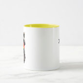 Sweater Personalisierter Raccoon mit Regenbogenher Tasse (Zentrum)