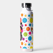 Sweater Personalisierter Raccoon mit Regenbogenher Trinkflasche (Links)