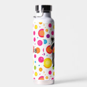 Sweater Personalisierter Raccoon mit Regenbogenher Trinkflasche (Rechts)