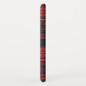 Sweater Red Black Pattern Weihnachten Personalisie Case-Mate iPhone Hülle (Hinten/Rechts)