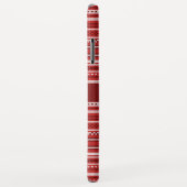 Sweater Red Strip Weihnachten Personalisiert Case-Mate iPhone Hülle (Hinten/Rechts)