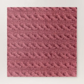 Sweater Texture: Detailliertes Nah-Up-Muster Puzzle (Horizontal)