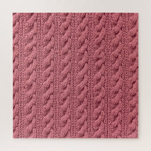 Sweater Texture: Detailliertes Nah-Up-Muster Puzzle (Vertikal)