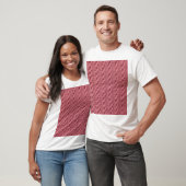 Sweater Texture: Detailliertes Nah-Up-Muster T-Shirt (Unisex)