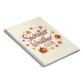 Sweater Weaather Club Notizblock (Rechte Seite)