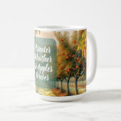 Sweater Weather & Äpfel für immer | Kaffeetasse (VorderseiteRechts)