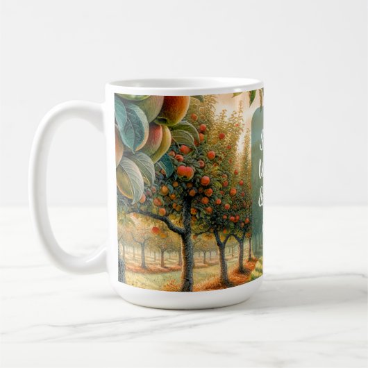 Sweater Weather & Äpfel für immer | Kaffeetasse (Links)