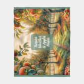 Sweater Weather & Apples Forellenblanket Fleecedecke (Vorderseite)