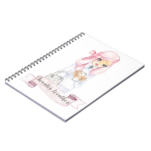 Sweater Weather Blogger-Journal Notizblock (Linke Seite)