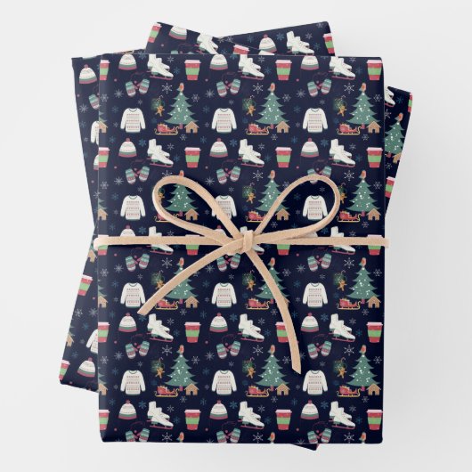Sweater Weather Christmas Geschenkpapier Set (Beispiel)