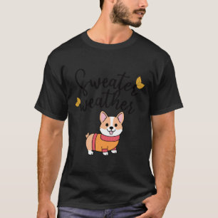 Sweater Weather Corgi T-Shirt
