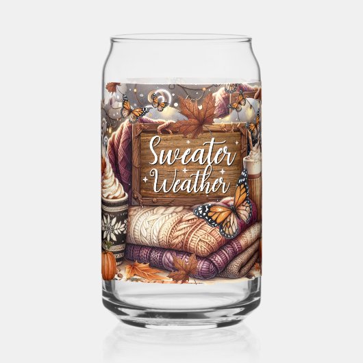 Sweater Weather Dosenglas (Vorderseite)