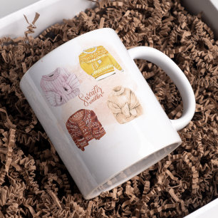 Sweater Weather Fall personalisierte Mug Kaffeetasse