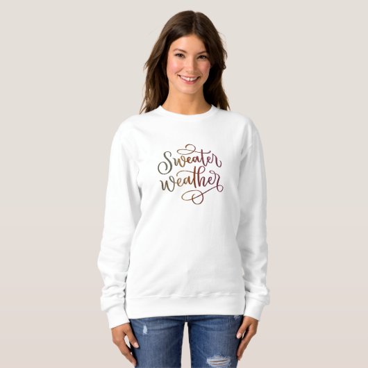Sweater Weather Fall Sweatshirt (Vorne ganz)