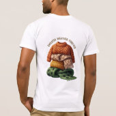 Sweater Weather Forever Cozy Knit Illustration T-Shirt (Rückseite)
