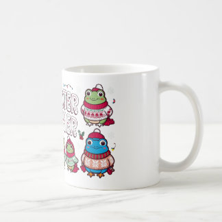 "Sweater Weather Frogs - Festlich und gemütlich" Kaffeetasse