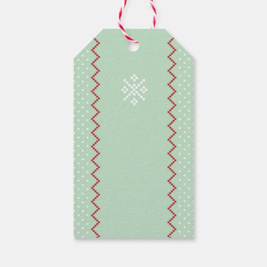 Sweater Weather Gift Tag Geschenkanhänger (Rückseite)
