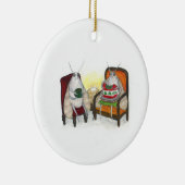 Sweater Weather Keramik Ornament (Rechts)