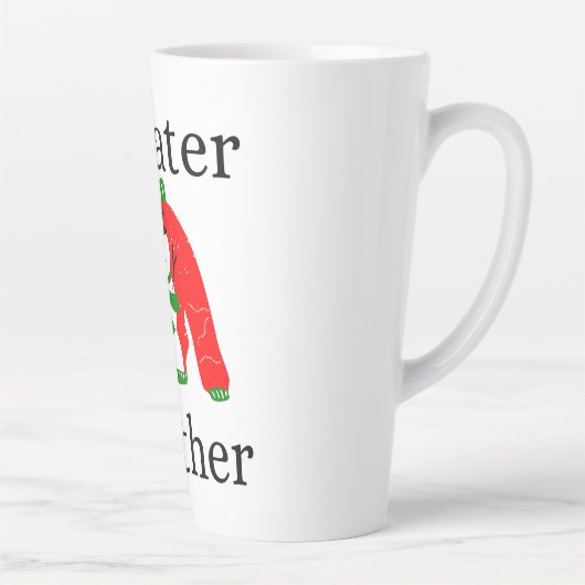 Sweater Weather Latte Tasse (Rechts)