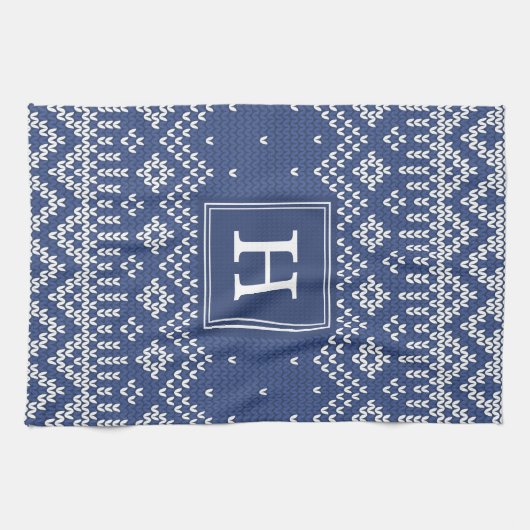Sweater Weather | Monogram Holiday Handtuch (Horizontal)