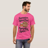 Sweater Weather Pumpkin Spice Oversized T-Shirt (Vorne ganz)