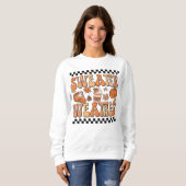 Sweater Weather Shirt, Retro Fall Pumpkin Saison Sweatshirt (Vorne ganz)