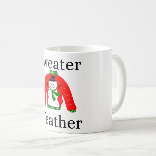 Sweater Weather Tasse (VorderseiteRechts)