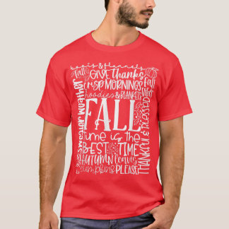 Sweater Weather Thankful & gesegnet Herbst Herbst T-Shirt