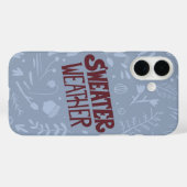 Sweater Wetter Gemütliche Herbst Case-Mate iPhone Hülle (Rückseite (Horizontal))