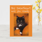 **SWEATHEART** BEREIT AUF CELEBRATE **HALLOWEEN** KARTE (Gelbe Blume)