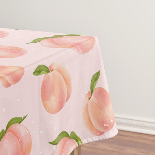 Sweatpfirsichmuster Tischdecke (Beispiel)