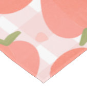 Sweatpfirsichmuster Tischdecke (Schrägansicht)