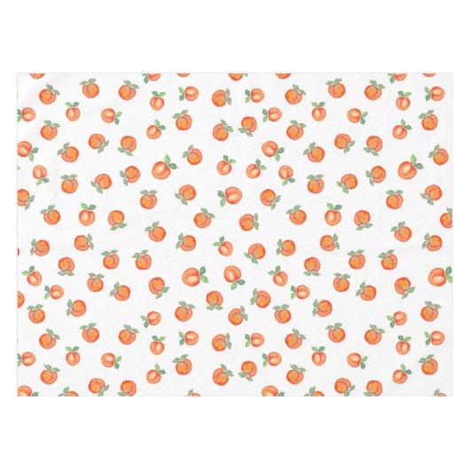 Sweatpfirsichmuster Tischdecke (Vorderseite (Horizontal))