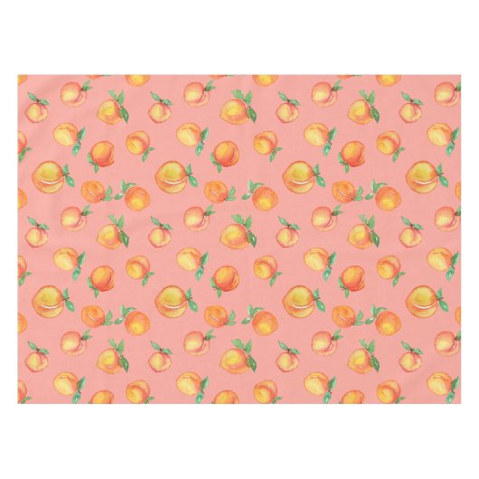Sweatpfirsichmuster Tischdecke (Vorderseite (Horizontal))