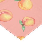 Sweatpfirsichmuster Tischdecke (Schrägansicht)